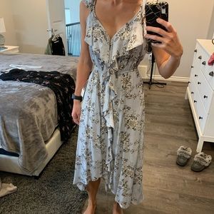 Light blue floral dress